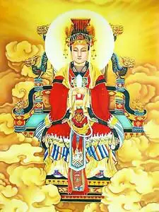 正品新款5d魔方钻石画十字绣妈祖圣像圣母娘娘圆钻满钻客厅供奉画