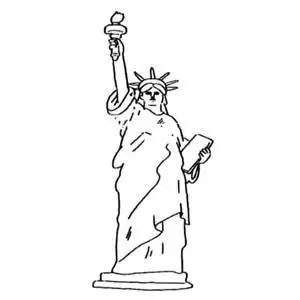 下雪天里的房屋填色画,图片,简笔画-学笔画