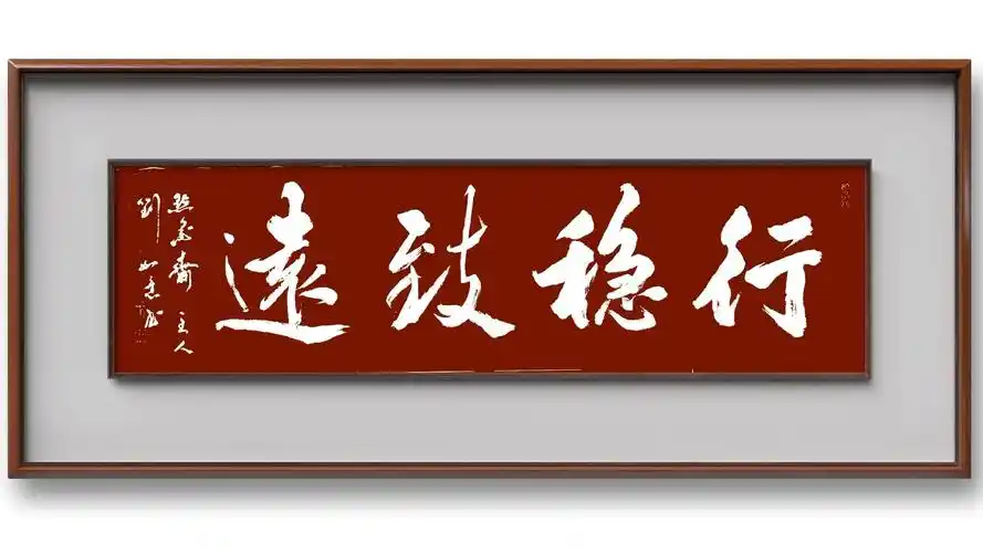 行稳致远六尺条#原创书法作品 #写字是一种生活 #让喜欢的事 - 抖音