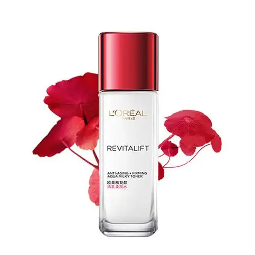 欧莱雅复颜清乳柔肤水65ml*2补水保湿紧致淡纹滋润修护化妆水爽肤水