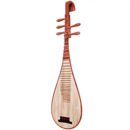 琵琶梵巢成人演奏表演檀木五弦民族弹奏乐器琵琶