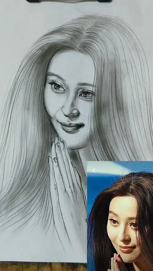 范冰冰#喜欢女神范冰冰吗?点进看正在画多关注吧!