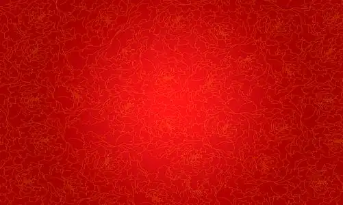 红色牡丹花纹底背景素材