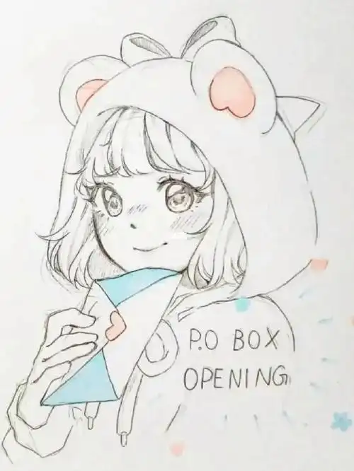 第一次画动漫人物