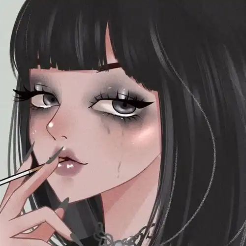 酷酷的大眼女生头像御姐女头外表强大的人其实内心早已千疮百孔