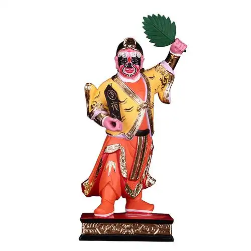 巡夜神像日夜巡游二使日夜游夜游神有神道教地府摆件