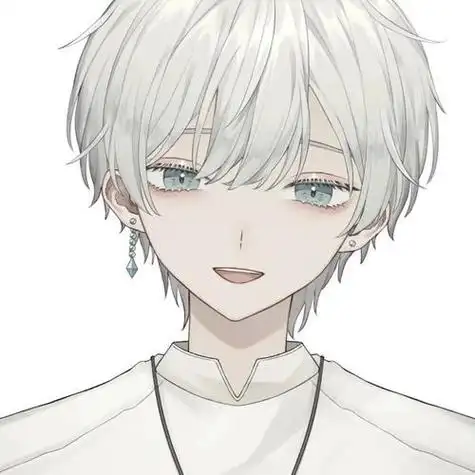 动漫头像白发控专场男生