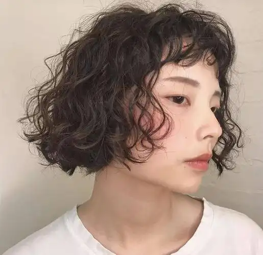 短发小爆卷_发型_中国_人类
