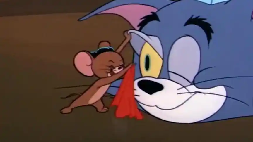 猫和老鼠:汤姆被杰瑞戏耍,主人欲哭无泪,看着杰瑞偷食物
