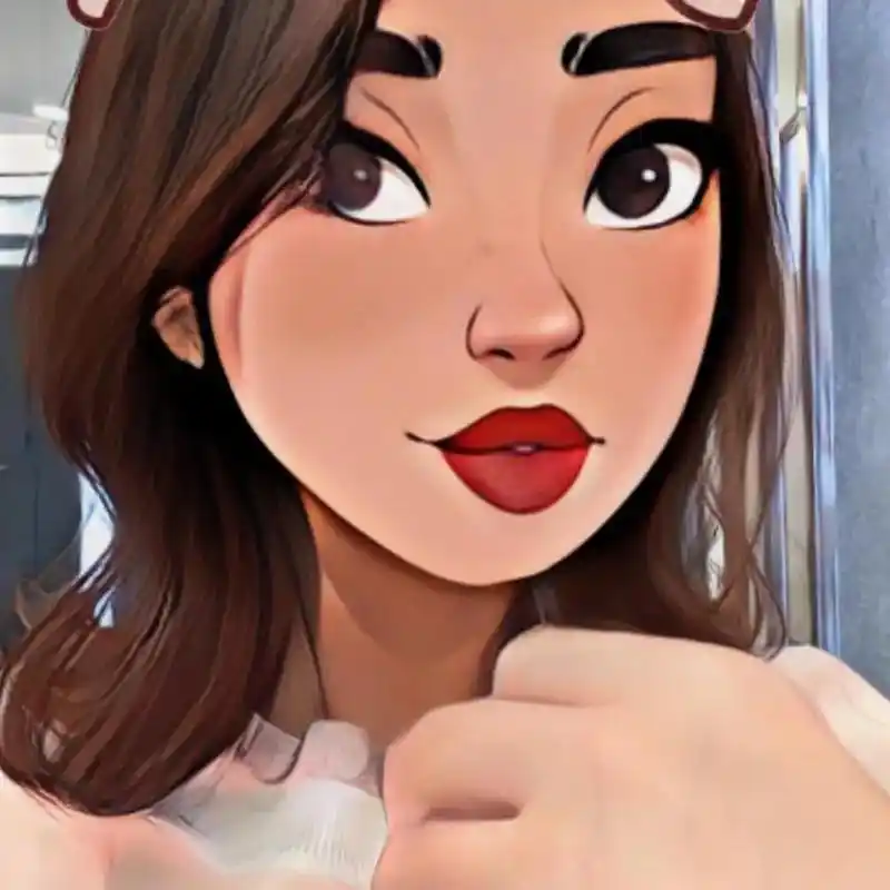 漫画脸 #人物肖像 #治愈系 #卡通头像 #遇见艺术 - 抖音
