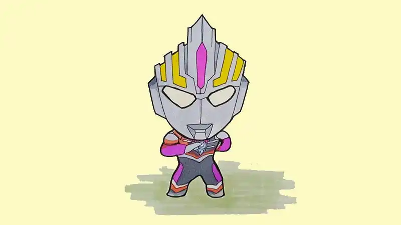 欧布奥特曼简笔画