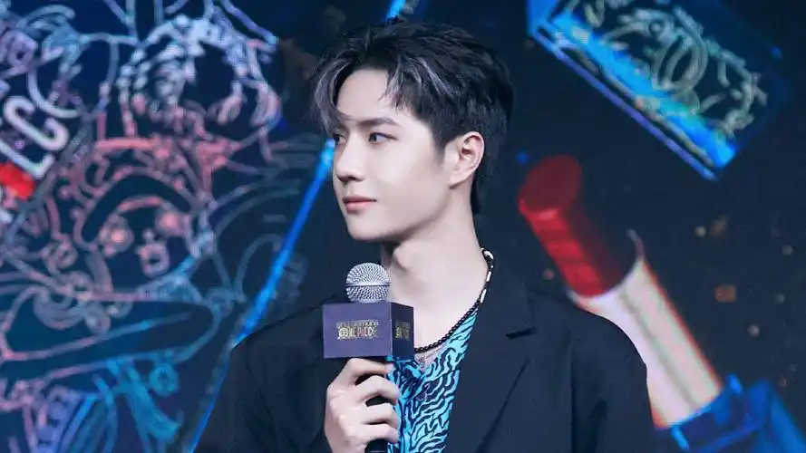 王一博灰白挑染发色超有型