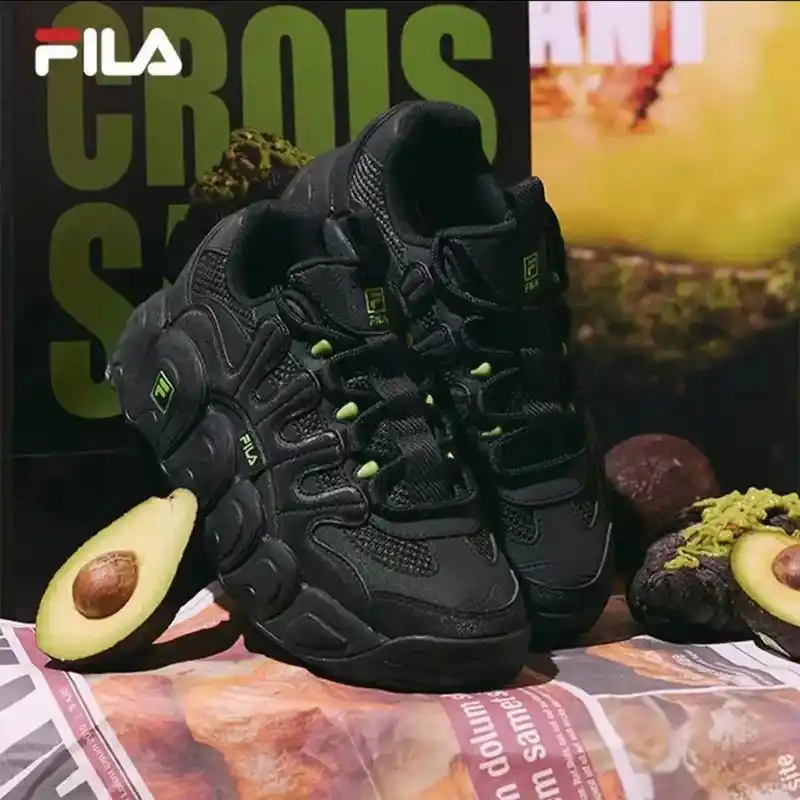 fila/斐乐高圆圆同款可颂鞋23冬复古情侣运动老爹鞋,曾经 - 抖音