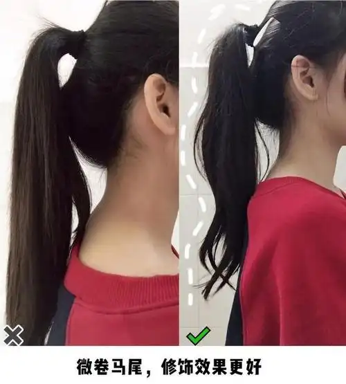 漫画刘海 高马尾=2020最火发型!好看到爆!巨显脸小!