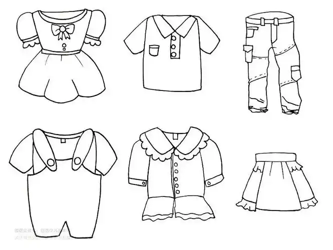 晒衣服儿童创意绘画教程