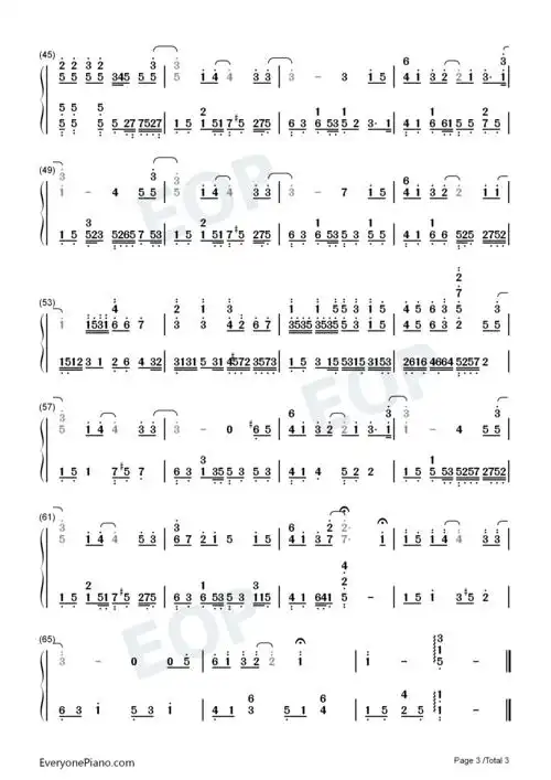 说好不哭-周杰伦一首新歌引发8090集体怀旧双手简谱预览3