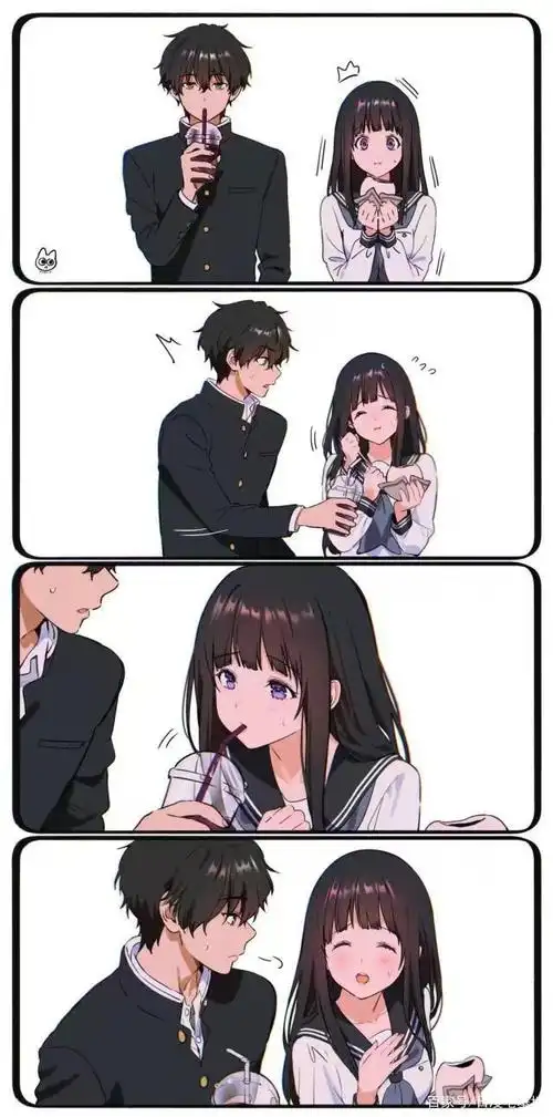 冰菓的同人图太甜了!