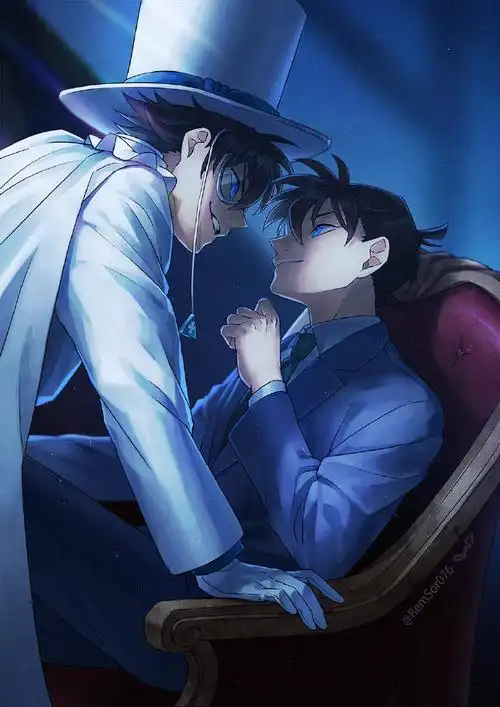 夏日次元盛典#  帅帅又气气的柯基~  cr:remsor076  #名侦探柯南