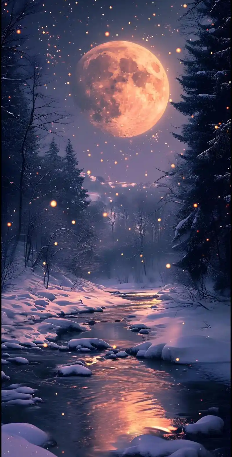 欢迎取图唯美壁纸.月光皎洁,夜色明亮～在月光照射下,今夜显得 - 抖音