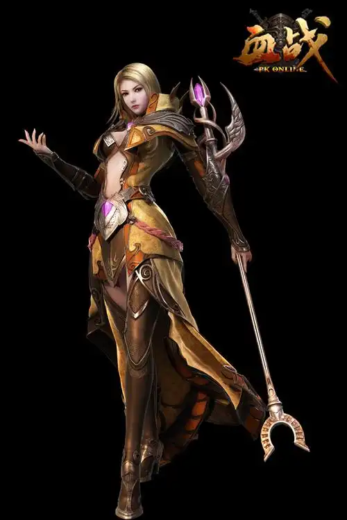 3d锁视角mmorpg对战类网游《血战》人物原画