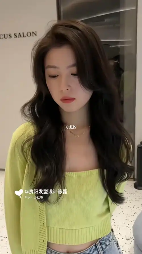 中长发烫发推荐73韩式气垫烫自然蓬松75