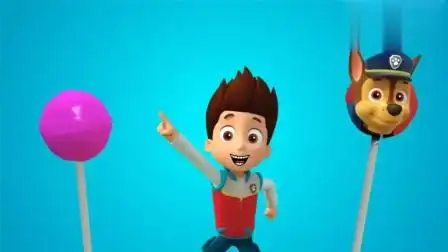 亲子益智动画-汪汪队队长莱德用汪汪队成员棒棒糖唱儿歌!