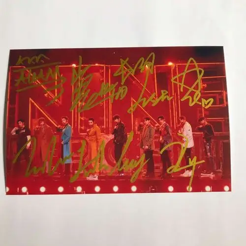 出百分九签名照