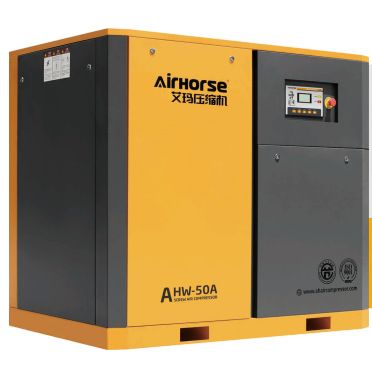 风冷水冷空压机水润滑无油实验室7.5kw永磁变频螺杆式空气压缩机
