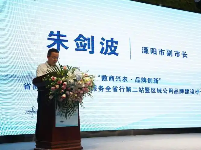 朱剑波首先对参加此次活动的领导和嘉宾对溧阳电商行业所给予的关心和