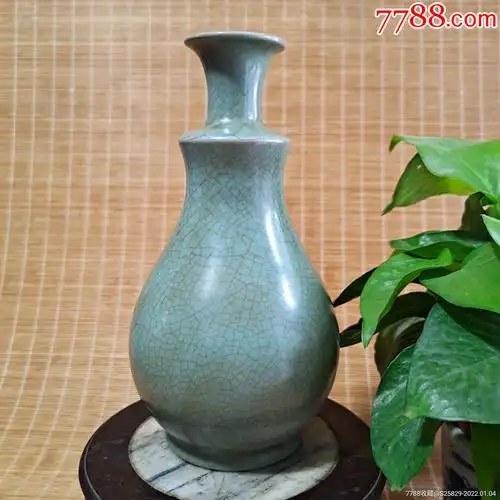 旧藏精品汝窑系花瓶