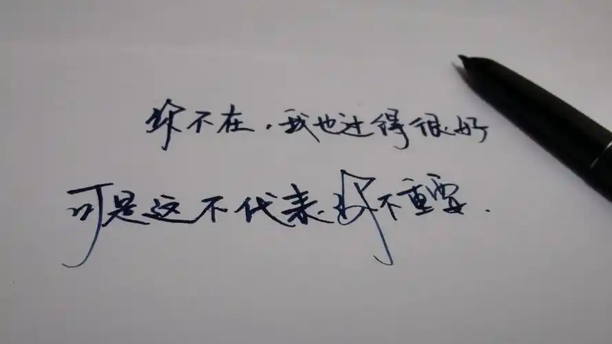 有时候文字也是一种情绪 太多的话语不若简短的文字 情感句子 手写