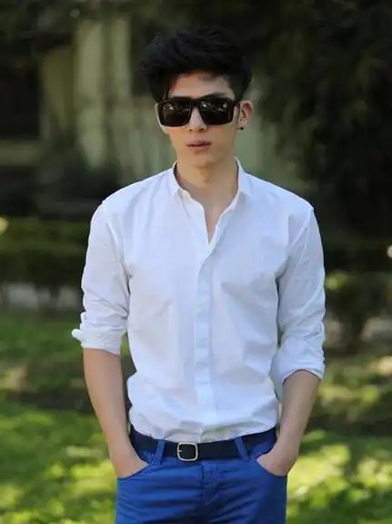 6款井柏然发型片,示范长脸男生发型!