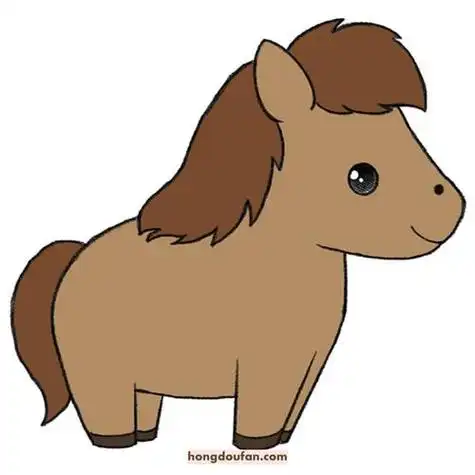 可爱动物简笔画步骤图卡通简单