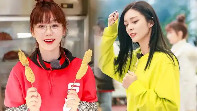 金华西施傅菁在线炸串,徐梦洁分享吃年糕秘诀