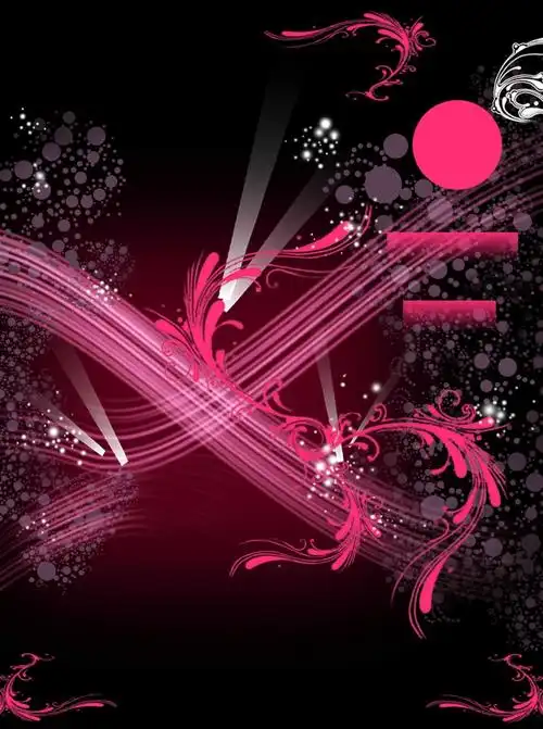 时尚女性潮流杂志封面红色线条背景jpg素材下载,时尚女性潮流杂志封面