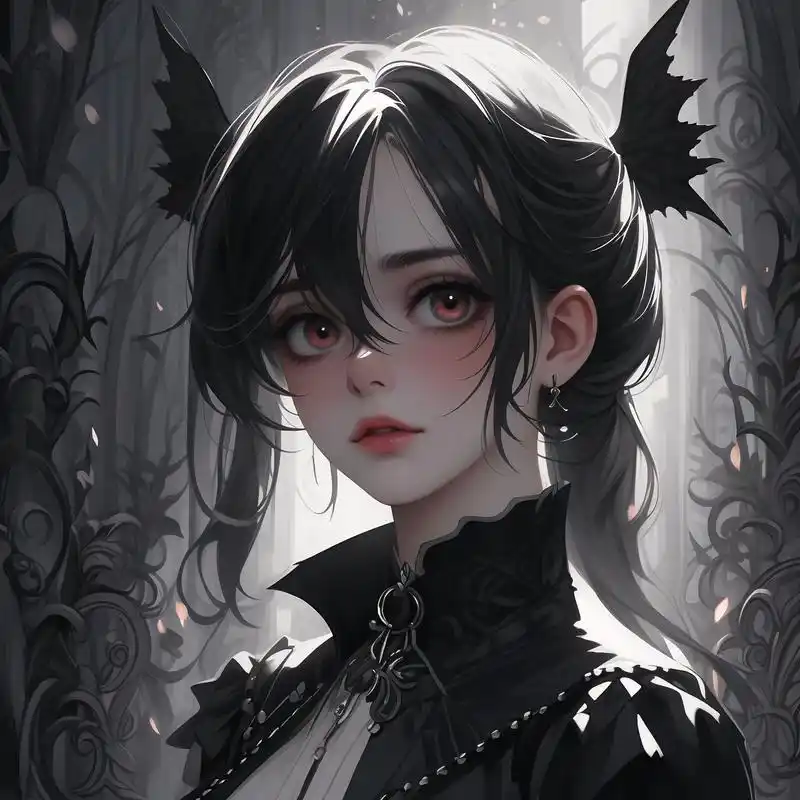 沉醉于黑暗之中的女生们,带着神秘与冷酷的魅力,这些头像将展现你们