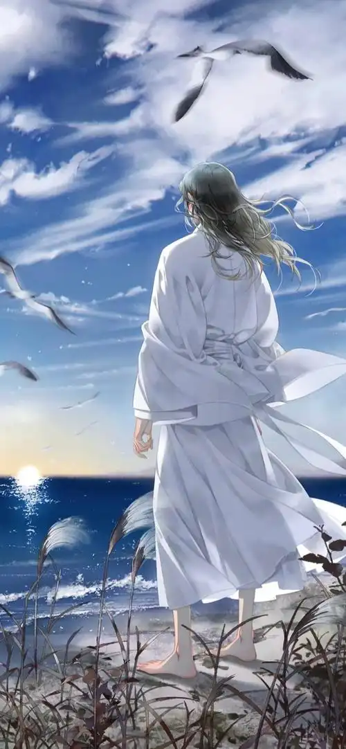 背景/小清新ins/油画插画/锁屏壁纸/无水印背景图/简约壁纸/人物壁纸