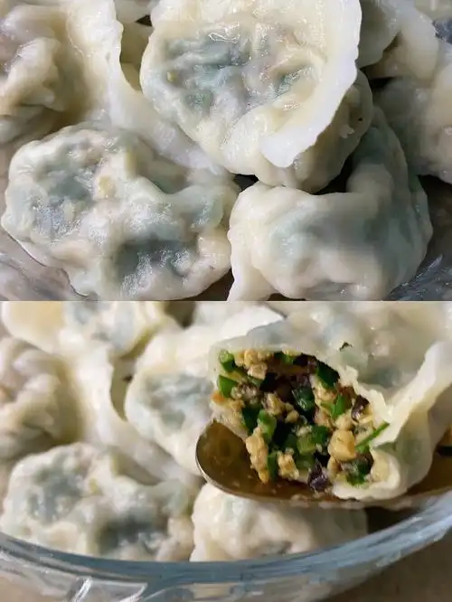 吃碗热气腾腾的素饺子