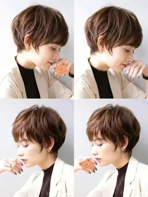 深圳日系短发 #发型 #深圳摩根烫 #深圳气垫烫 #深圳染发 #深圳烫发