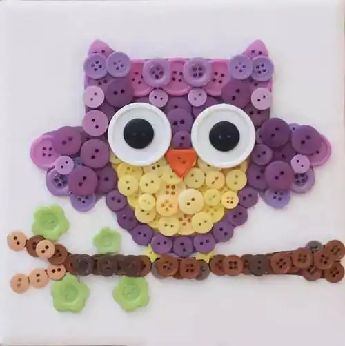 幼儿园手工小纽扣大创意美呆了建议家长和教师收藏