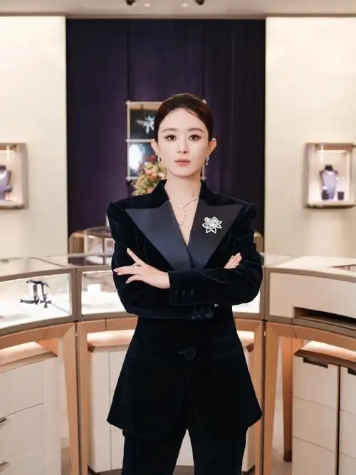 赵丽颖戴比尔斯品牌代言人##戴比尔斯高级珠宝