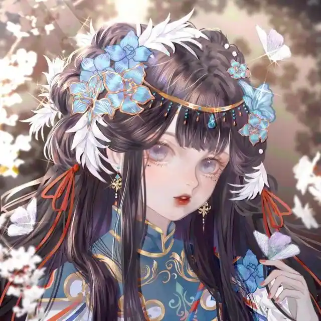 古风动漫女生头像|我的梦通通给你保管