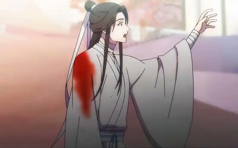 花城自责自己弄伤了谢怜的手臂!心疼坏了!"他可是最见不得谢怜受伤啊!