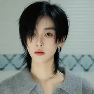 狼尾假发男女短发网红日常款中分刘海鲻鱼头个性自然短