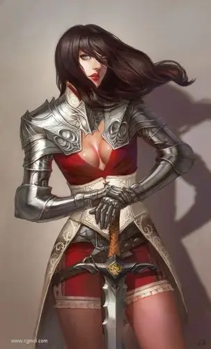 盔甲战士 (图),cg插画,绘画艺术,摩尔网(cgmol)