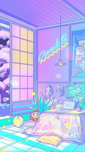 少女心紫色梦幻手机壁纸