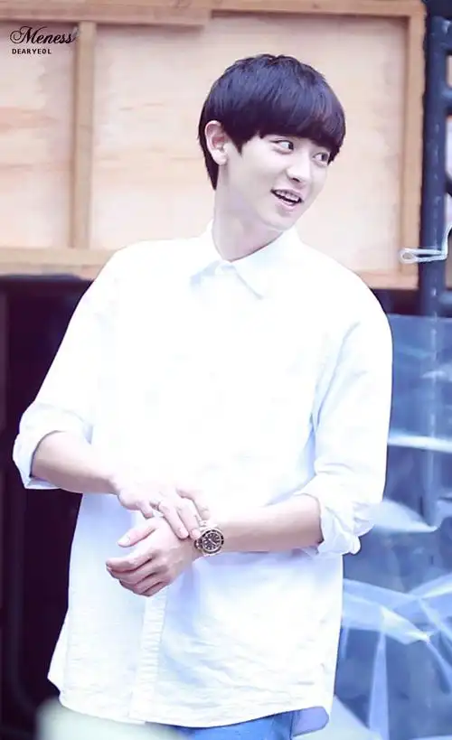 最后的初恋朴灿烈#白衬衫特辑.