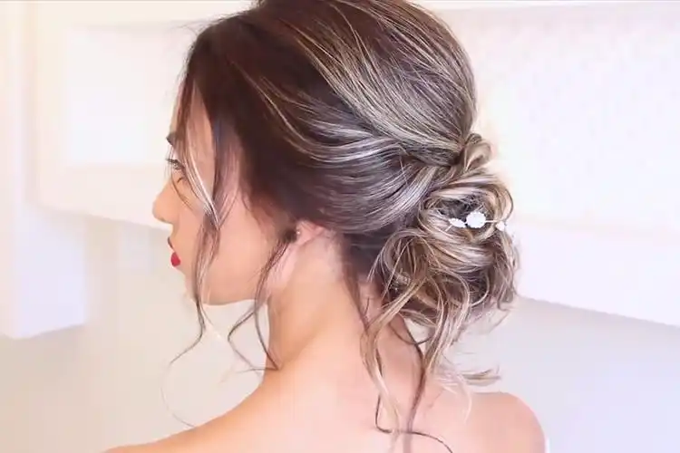 浪漫法式低发髻造型蓬松显优雅让你气质飙升