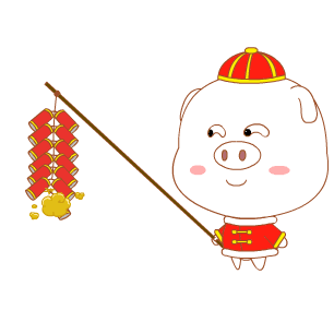 一路放鞭炮动态图_熊小弟一路跑一路放鞭炮表情包gif动图下载_soogif