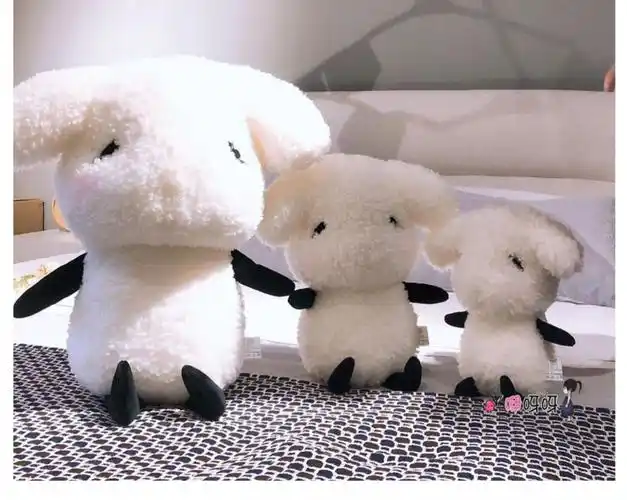 tfboys同款易烊千玺公仔毛绒玩具易只羊生日会礼物玩偶抱枕 一只羊 35